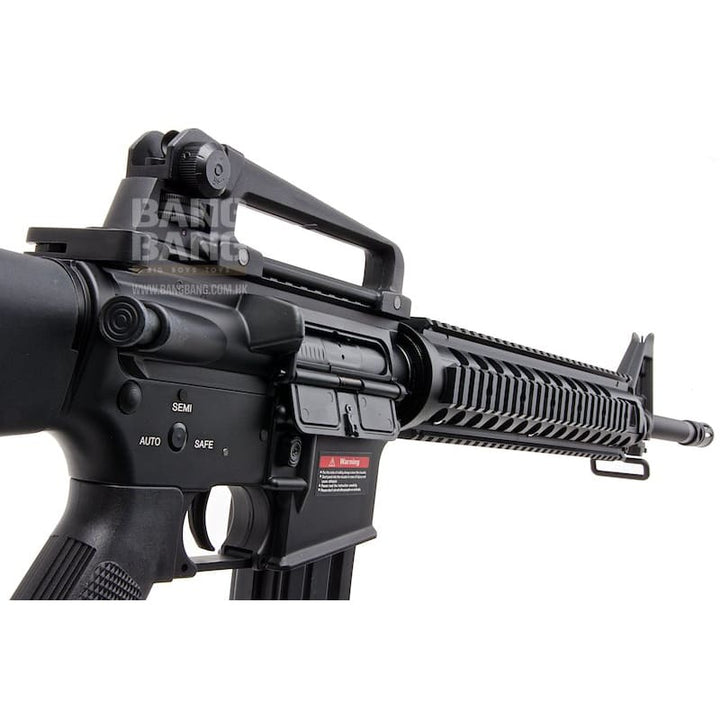 E&C EC307 Full Metal M16A4 AEG (QD 1.5 Gearbox, Blank Marking) - Black - Bang Bang Airsoft