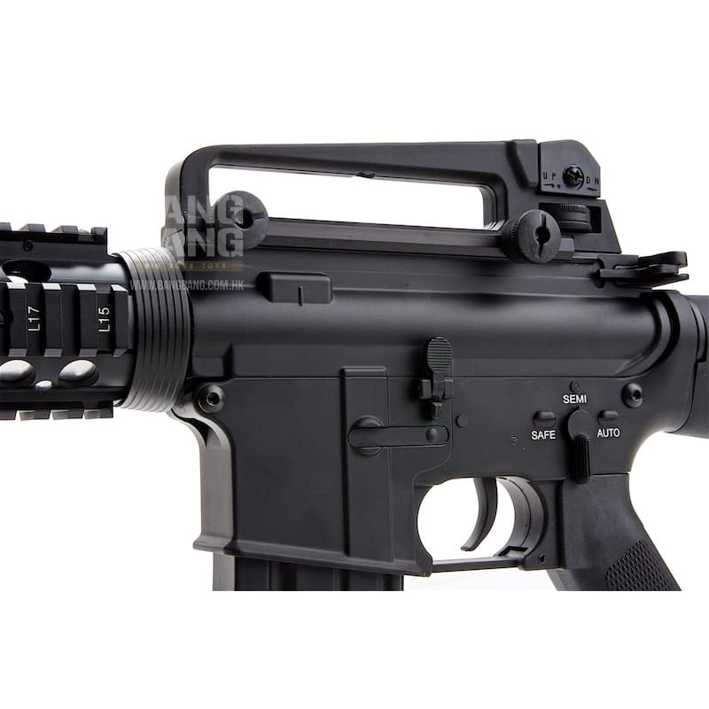 E&C EC307 Full Metal M16A4 AEG (QD 1.5 Gearbox, Blank Marking) - Black - Bang Bang Airsoft