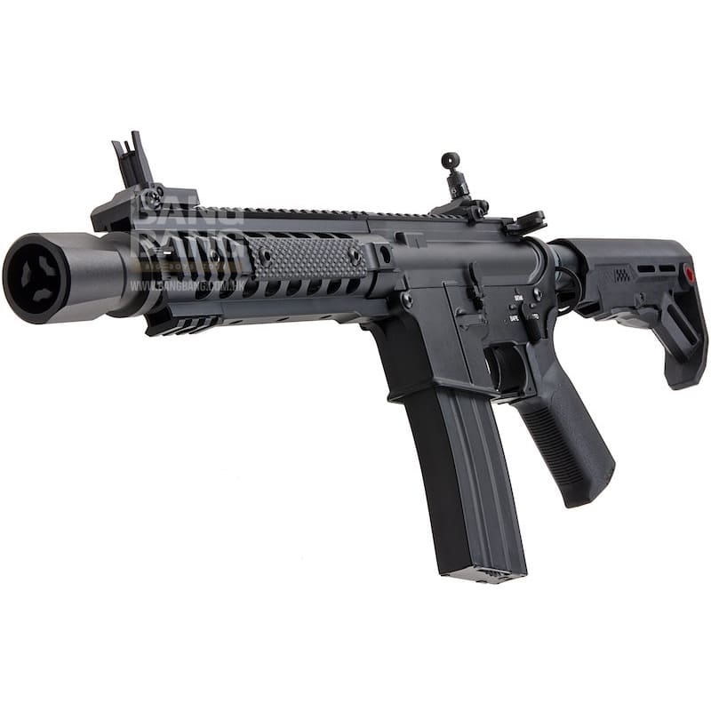 E&C EC311 Full Metal KAC SR16 - E3 URX3 8 inch AEG (QD 1.5 Gearbox) - Black - Bang Bang Airsoft