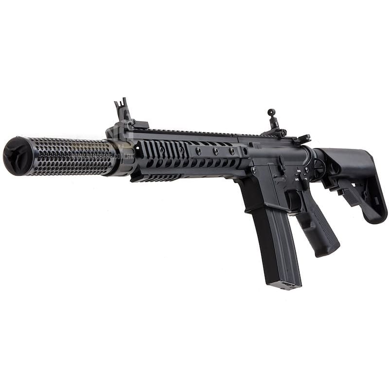 E&C EC317 Full Metal KAC SR16 - E3 URX3 10 inch AEG (QD 1.5 Gearbox) w/ Silencer - Black - Bang Bang Airsoft