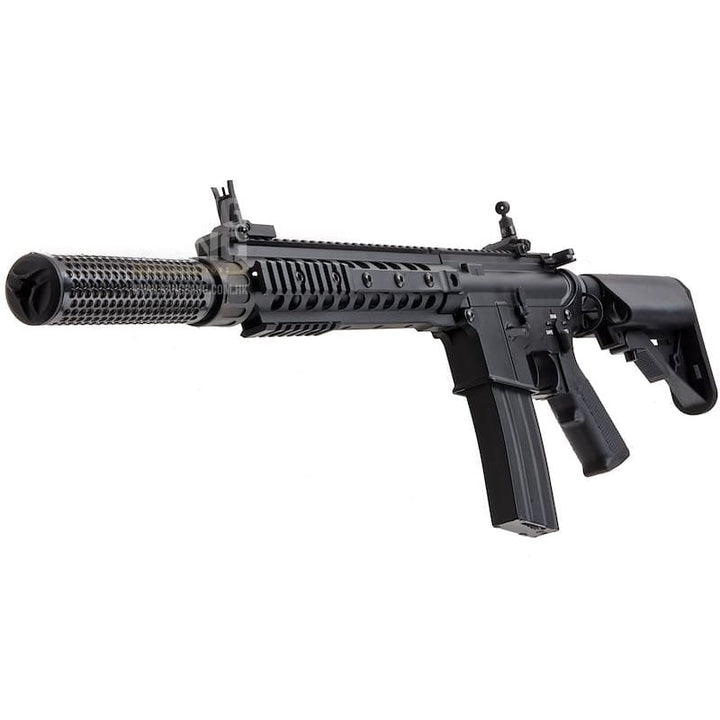 E&C EC317 Full Metal KAC SR16 - E3 URX3 10 inch AEG (QD 1.5 Gearbox) w/ Silencer - Black - Bang Bang Airsoft