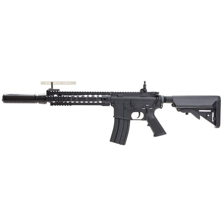 E&C EC317 Full Metal KAC SR16 - E3 URX3 10 inch AEG (QD 1.5 Gearbox) w/ Silencer - Black - Bang Bang Airsoft