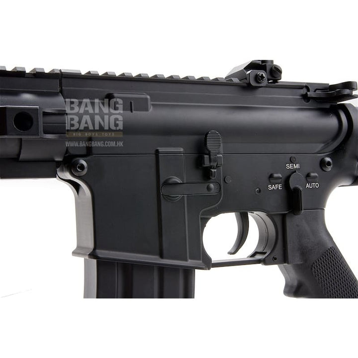 E&C EC317 Full Metal KAC SR16 - E3 URX3 10 inch AEG (QD 1.5 Gearbox) w/ Silencer - Black - Bang Bang Airsoft