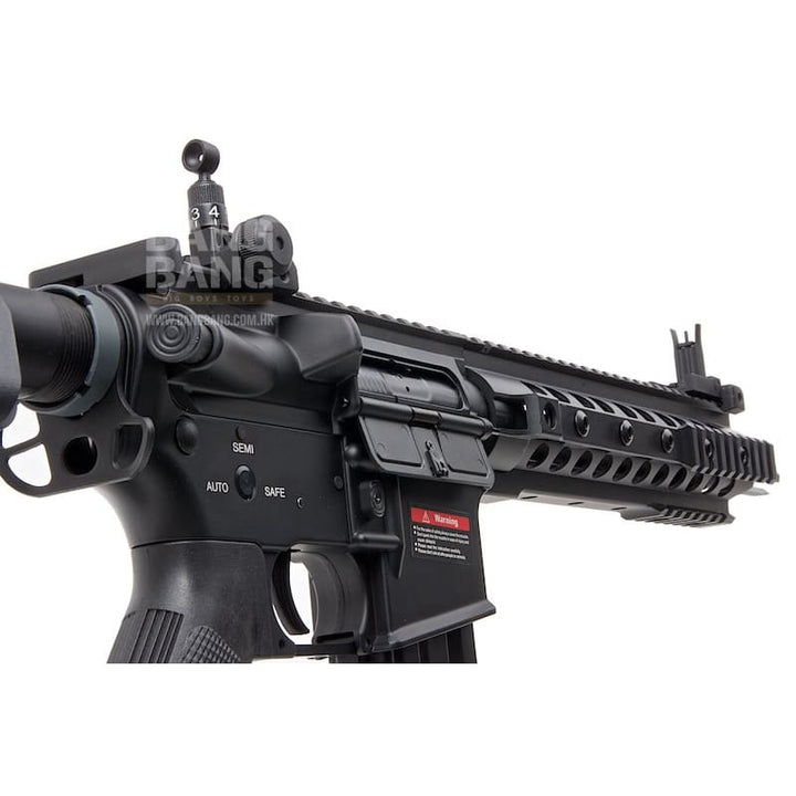 E&C EC317 Full Metal KAC SR16 - E3 URX3 10 inch AEG (QD 1.5 Gearbox) w/ Silencer - Black - Bang Bang Airsoft