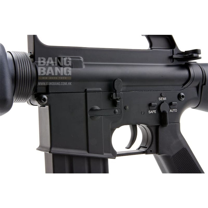 E&C EC319 Full Metal M16VN AEG (QD 1.5 Gearbox, Blank Marking) - Black - Bang Bang Airsoft