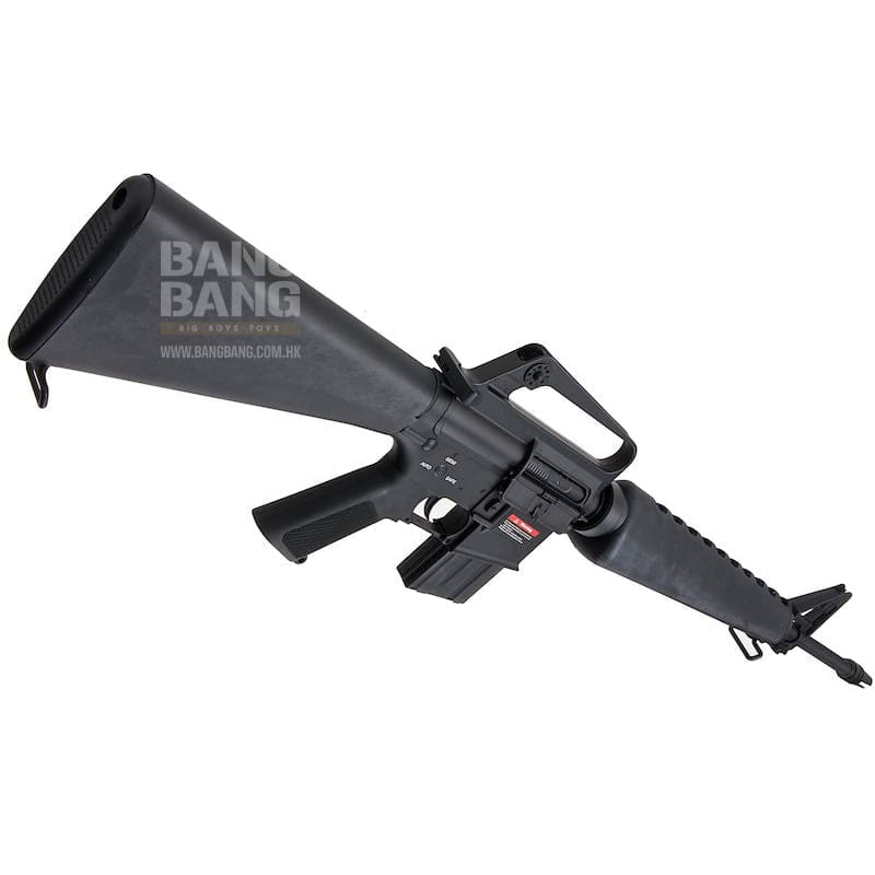 E&C EC319 Full Metal M16VN AEG (QD 1.5 Gearbox, Blank Marking) - Black - Bang Bang Airsoft