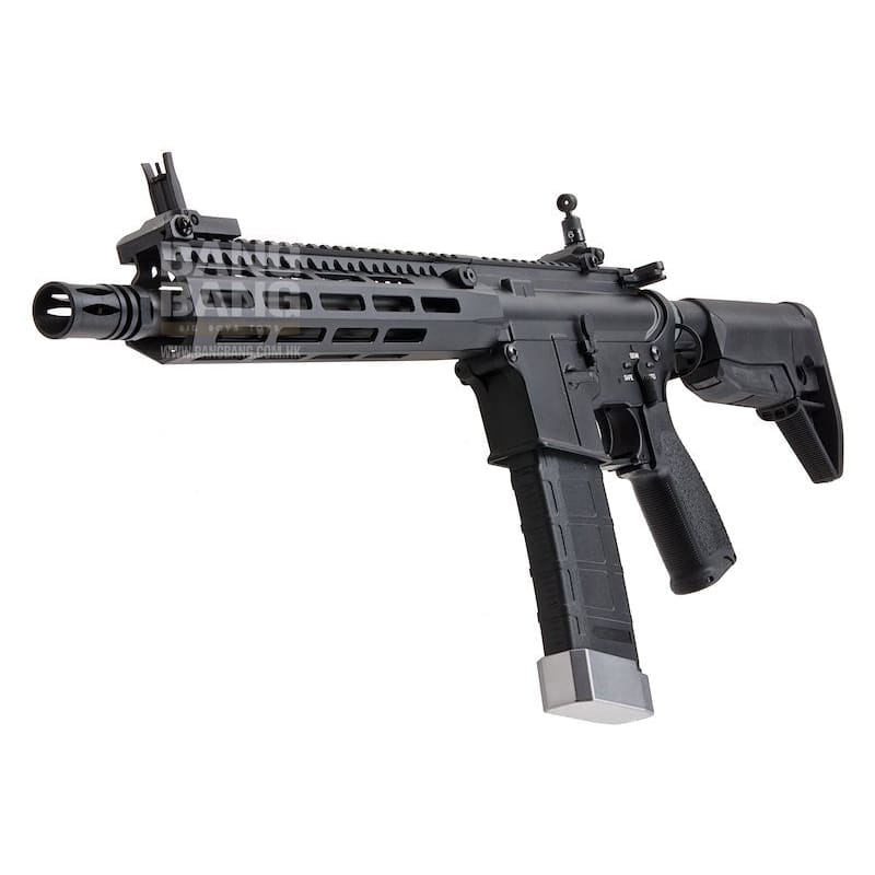 E&C EC331 BCM TTI F8 M - LOK AEG (QD 1.5 Gearbox, Blank Marking 9 inch) - Black - Bang Bang Airsoft