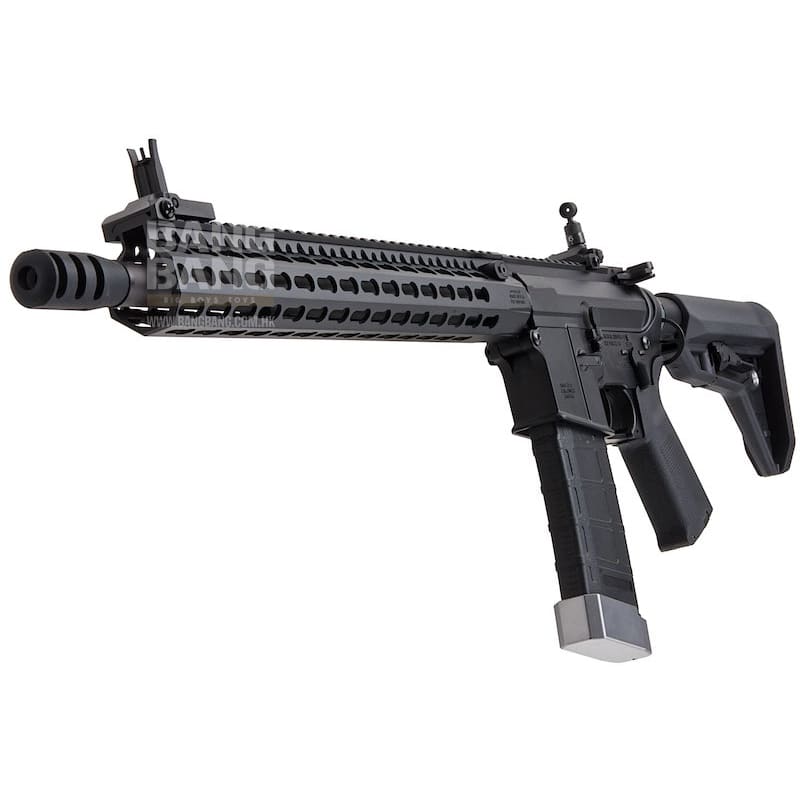 E&C EC854 John Wick 2 TTI AR - 15 Ful Metal AEG (QD 1.5 Gearbox, 13.5 inch) - Black - Bang Bang Airsoft