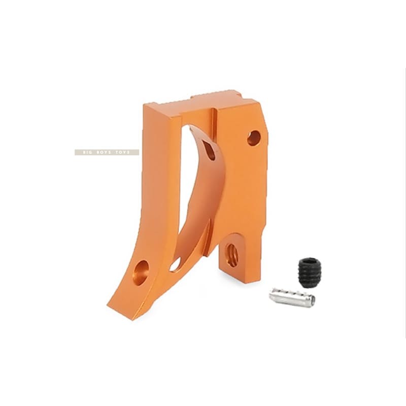 EDGE Aluminum 'T2' Trigger for Tokyo Marui Hi - Capa / 1911 GBB Pistol - Orange - Bang Bang Airsoft