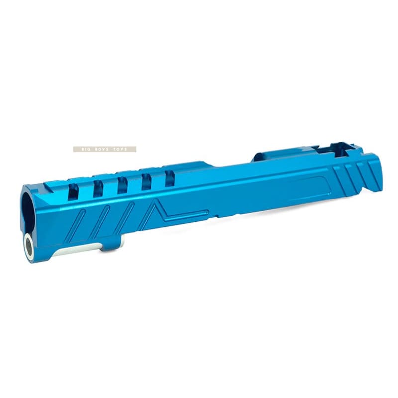 EDGE Custom 'DIVA' Aluminum Standard Slide for Tokyo Marui Hi Capa / 1911 GBB Pistol - Blue - Bang Bang Airsoft