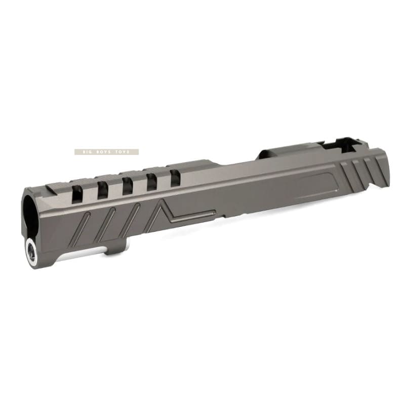 EDGE Custom 'DIVA' Aluminum Standard Slide for Tokyo Marui Hi Capa / 1911 GBB Pistol - Grey - Bang Bang Airsoft