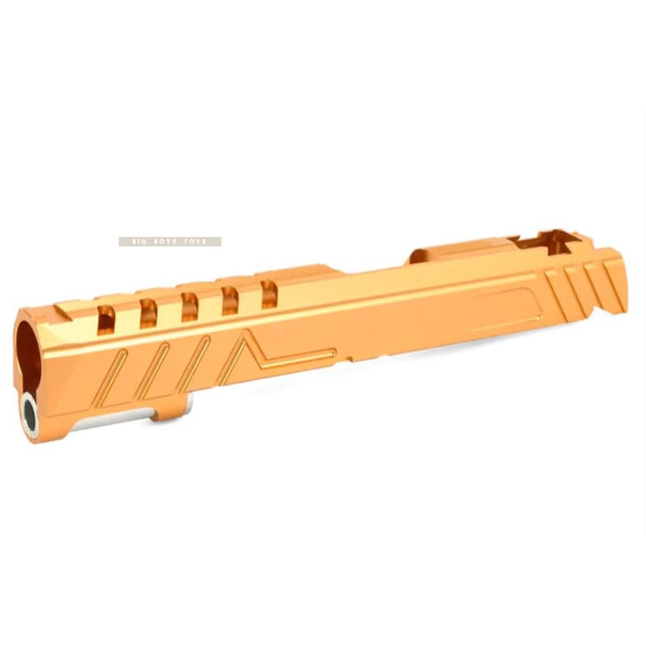 EDGE Custom 'DIVA' Aluminum Standard Slide for Tokyo Marui Hi Capa / 1911 GBB Pistol - Orange - Bang Bang Airsoft