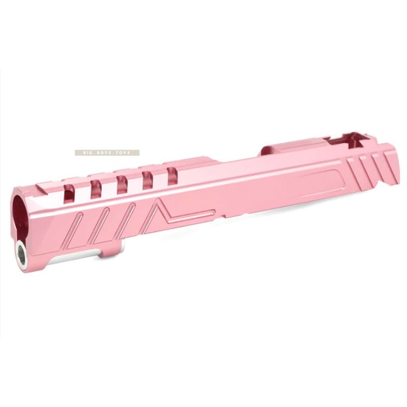 EDGE Custom 'DIVA' Aluminum Standard Slide for Tokyo Marui Hi Capa / 1911 GBB Pistol - Pink - Bang Bang Airsoft