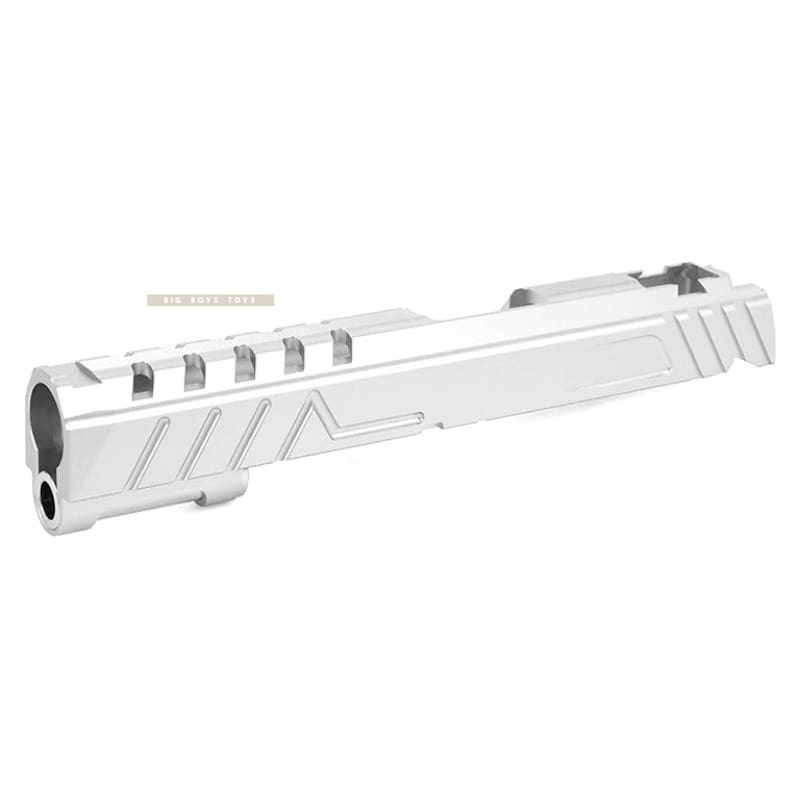 EDGE Custom 'DIVA' Aluminum Standard Slide for Tokyo Marui Hi Capa / 1911 GBB Pistol - Silver - Bang Bang Airsoft