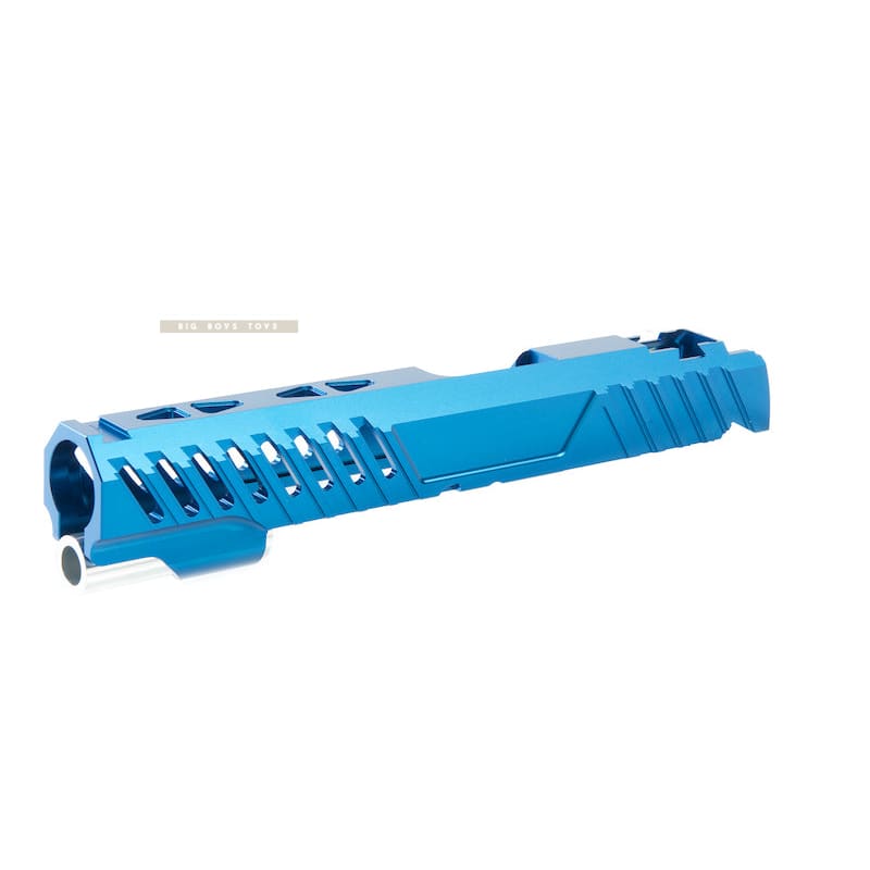 EDGE Custom 'RAZOR' Standard Slide for Tokyo Marui Hi - Capa / 1911 GBB Pistol - Blue - Bang Bang Airsoft