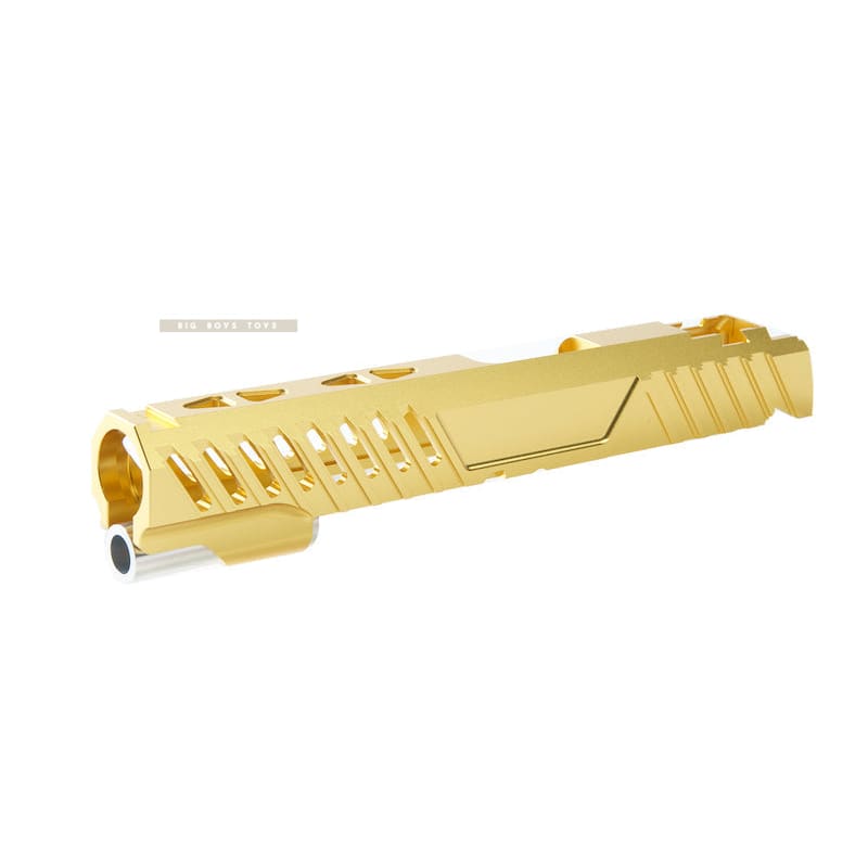 EDGE Custom 'RAZOR' Standard Slide for Tokyo Marui Hi - Capa / 1911 GBB Pistol - Gold - Bang Bang Airsoft