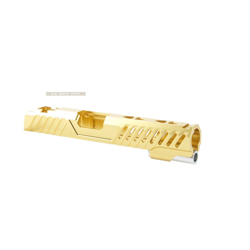 EDGE Custom 'RAZOR' Standard Slide for Tokyo Marui Hi - Capa / 1911 GBB Pistol - Gold - Bang Bang Airsoft