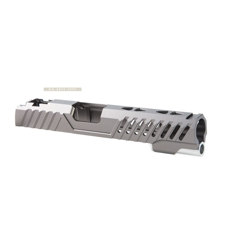 EDGE Custom 'RAZOR' Standard Slide for Tokyo Marui Hi - Capa / 1911 GBB Pistol - Grey - Bang Bang Airsoft