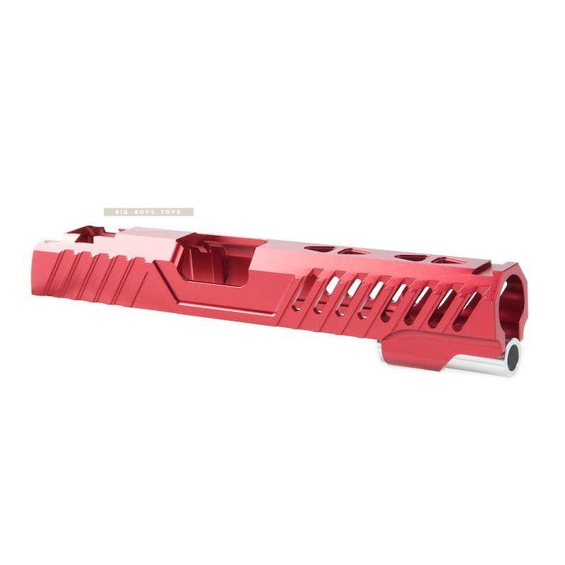 EDGE Custom 'RAZOR' Standard Slide for Tokyo Marui Hi - Capa / 1911 GBB Pistol - Red - Bang Bang Airsoft