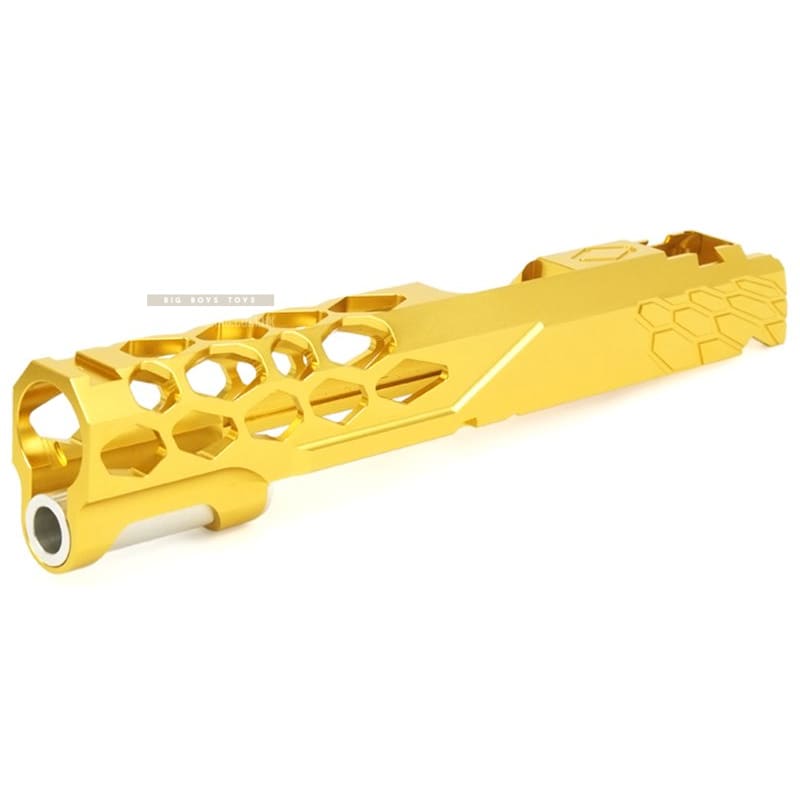 EDGE Custom 'SHIELD' Standard Slide for Tokyo Marui Hi - Capa / 1911 GBB - Gold - Bang Bang Airsoft