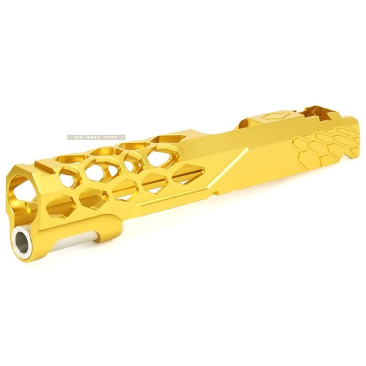 EDGE Custom 'SHIELD' Standard Slide for Tokyo Marui Hi - Capa / 1911 GBB - Gold - Bang Bang Airsoft