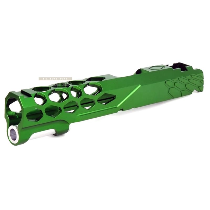 EDGE Custom 'SHIELD' Standard Slide for Tokyo Marui Hi - Capa / 1911 GBB - Green - Bang Bang Airsoft