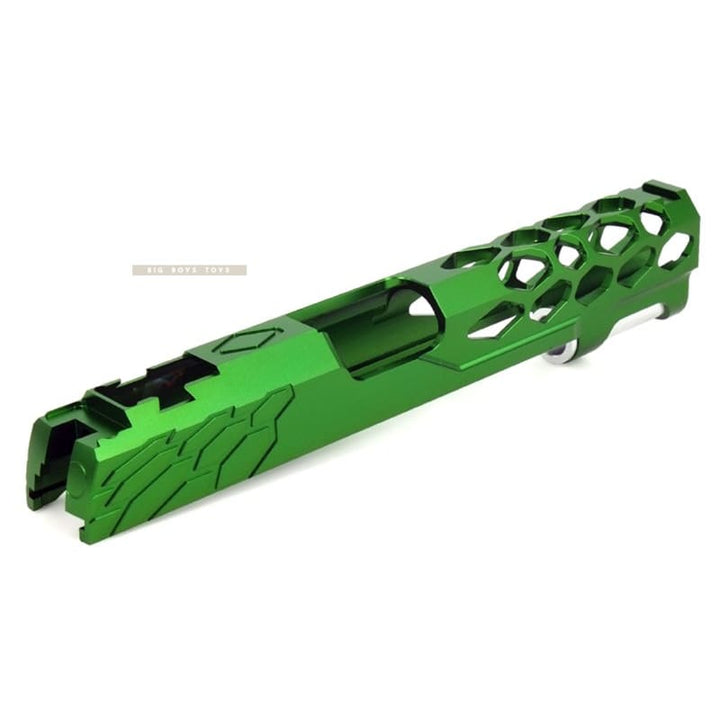 EDGE Custom 'SHIELD' Standard Slide for Tokyo Marui Hi - Capa / 1911 GBB - Green - Bang Bang Airsoft