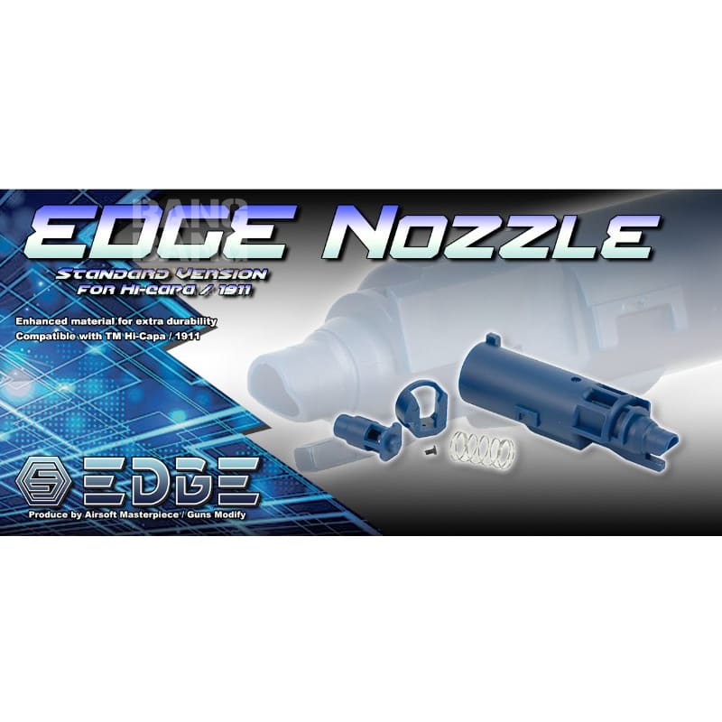 EDGE Enhanced High Flow Nozzle Set (Standard Ver.) for Tokyo Marui Hi Capa / 1911 / MEU GBB Pistol - Bang Bang Airsoft