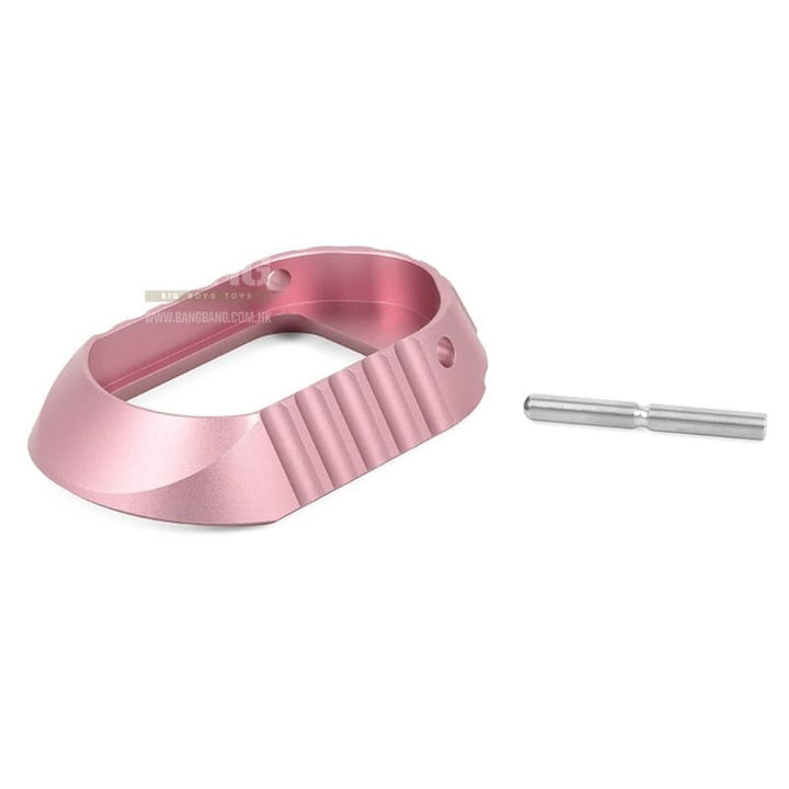 EDGE 'O2' Aluminum Magwell for Tokyo Marui Hi Capa GBB Pistol - Pink - Bang Bang Airsoft