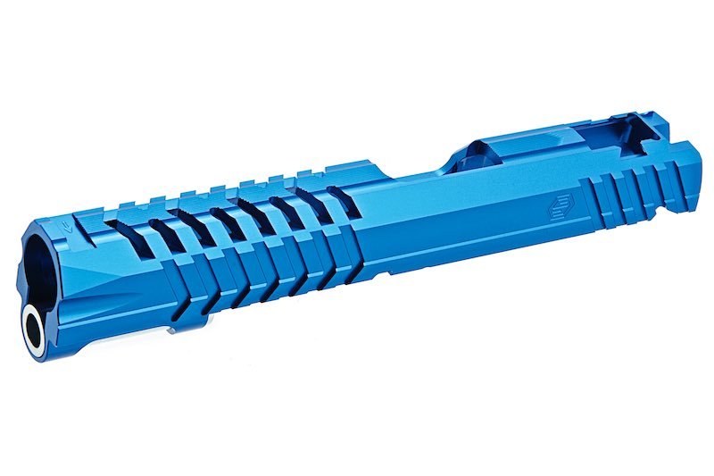 EDGE Tokyo Marui Hi Capa 5.1 GBB Airsoft Standard Slide (Custom 'MAX, Aluminum) - Blue - Bang Bang Airsoft
