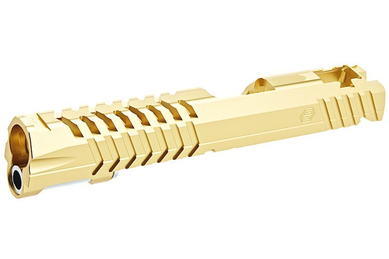 EDGE Tokyo Marui Hi Capa 5.1 GBB Airsoft Standard Slide (Custom 'MAX, Aluminum) - Gold - Bang Bang Airsoft