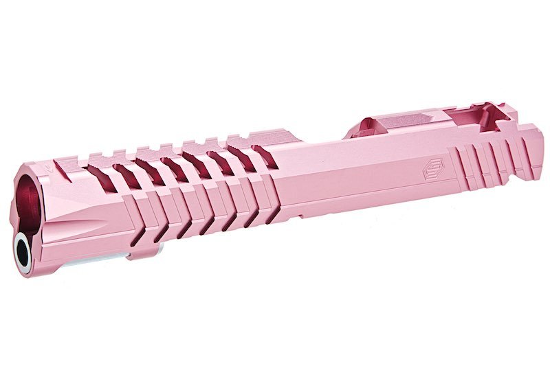 EDGE Tokyo Marui Hi Capa 5.1 GBB Airsoft Standard Slide (Custom 'MAX, Aluminum) - Pink - Bang Bang Airsoft