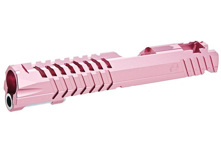 EDGE Tokyo Marui Hi Capa 5.1 GBB Airsoft Standard Slide (Custom 'MAX, Aluminum) - Pink - Bang Bang Airsoft
