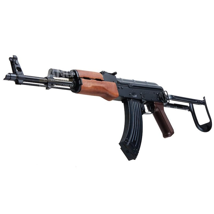 E&L Real Wood AKMS AEG Rifle - Black (EL - A113S) - Bang Bang Airsoft