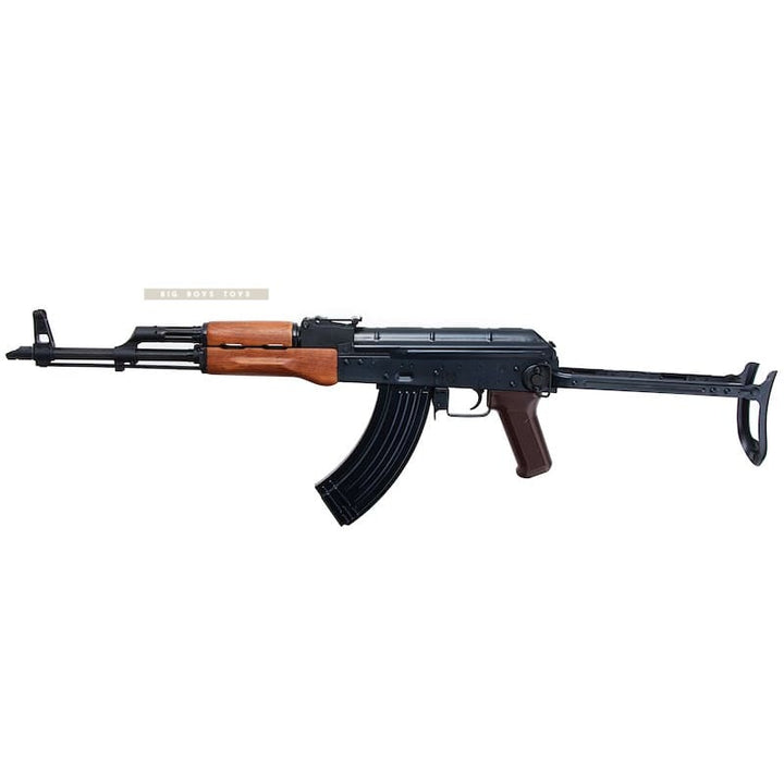 E&L Real Wood AKMS AEG Rifle - Black (EL - A113S) - Bang Bang Airsoft