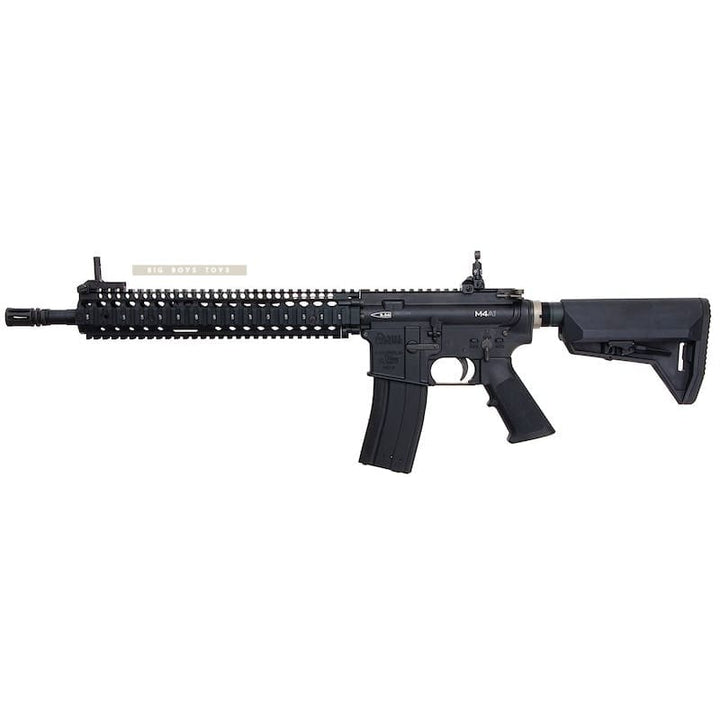 EMG Colt Licensed Daniel Defense 12.5 inch M4A1 SOPMOD Block 2 GBBR Airsoft - BK (by King Arms) - Bang Bang Airsoft
