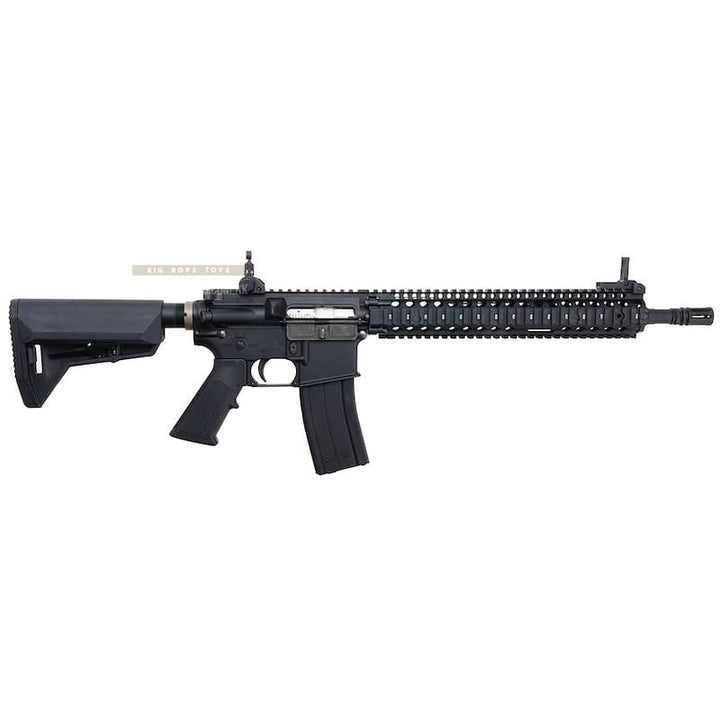 EMG Colt Licensed Daniel Defense 12.5 inch M4A1 SOPMOD Block 2 GBBR Airsoft - BK (by King Arms) - Bang Bang Airsoft