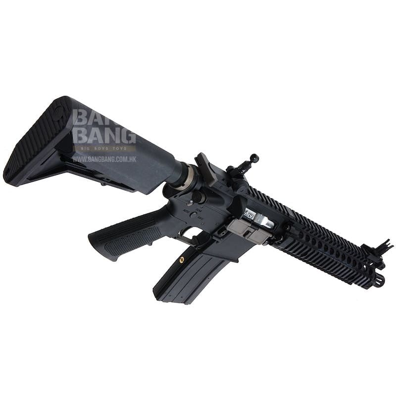 EMG Colt Licensed Daniel Defense 9 inch MK18 GBBR Airsoft - BK (by King Arms) - Bang Bang Airsoft