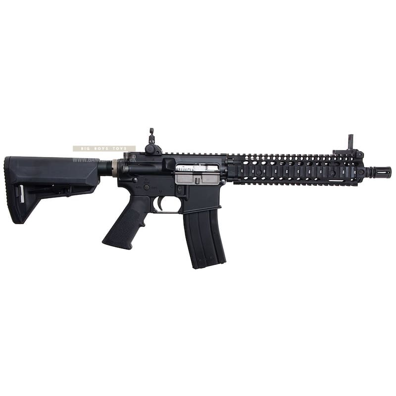 EMG Colt Licensed Daniel Defense 9 inch MK18 GBBR Airsoft - BK (by King Arms) - Bang Bang Airsoft