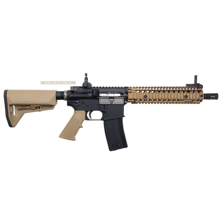 EMG Colt Licensed Daniel Defense 9 inch MK18 GBBR Airsoft - BK/ DE (by King Arms) - Bang Bang Airsoft