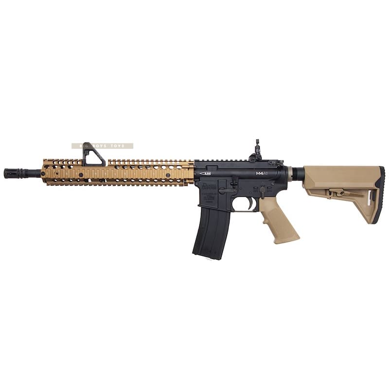 EMG Colt Licensed Daniel Defense M4A1 FSP GBBR Airsoft - BK/ DE (by King Arms) - Bang Bang Airsoft