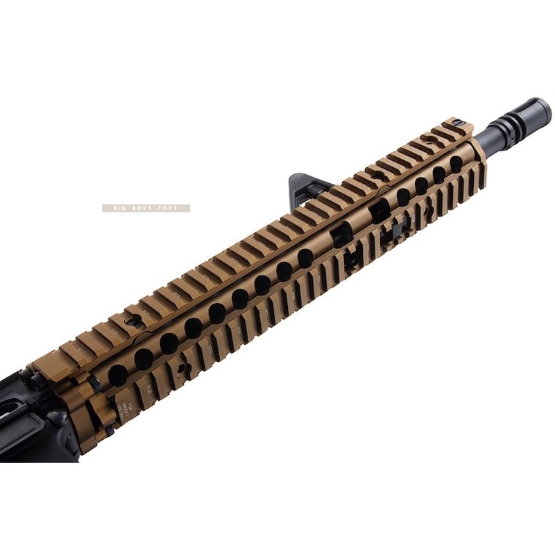 EMG Colt Licensed Daniel Defense M4A1 FSP GBBR Airsoft - BK/ DE (by King Arms) - Bang Bang Airsoft