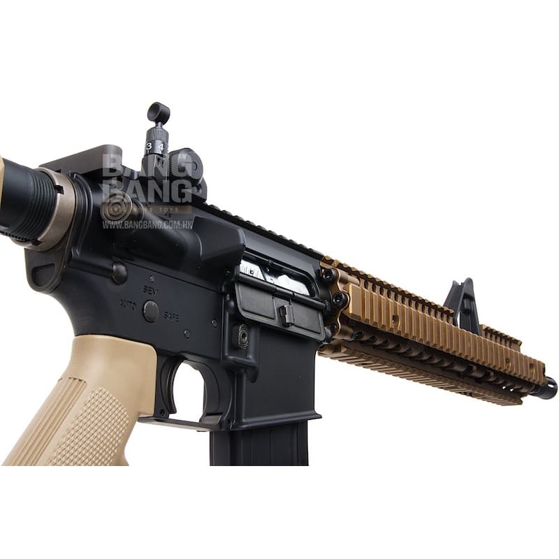 EMG Colt Licensed Daniel Defense M4A1 FSP GBBR Airsoft - BK/ DE (by King Arms) - Bang Bang Airsoft