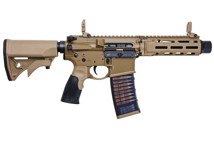 EMG Daniel Defense DDM4 PDW GBB Rifle (CYMA CGS System) - FDE - Bang Bang Airsoft