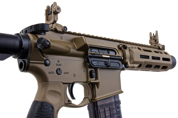 EMG Daniel Defense DDM4 PDW GBB Rifle (CYMA CGS System) - FDE - Bang Bang Airsoft