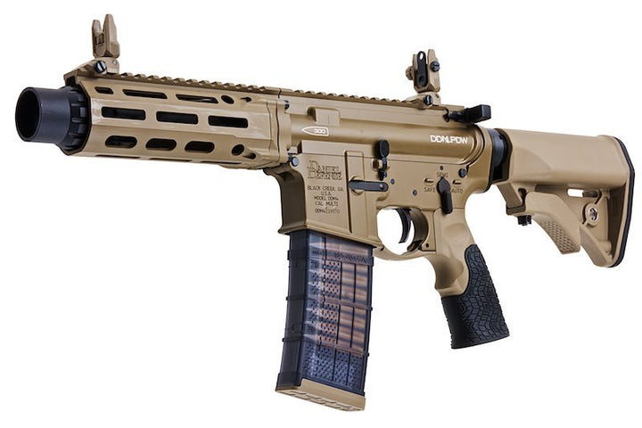EMG Daniel Defense DDM4 PDW GBB Rifle (CYMA CGS System) - FDE - Bang Bang Airsoft