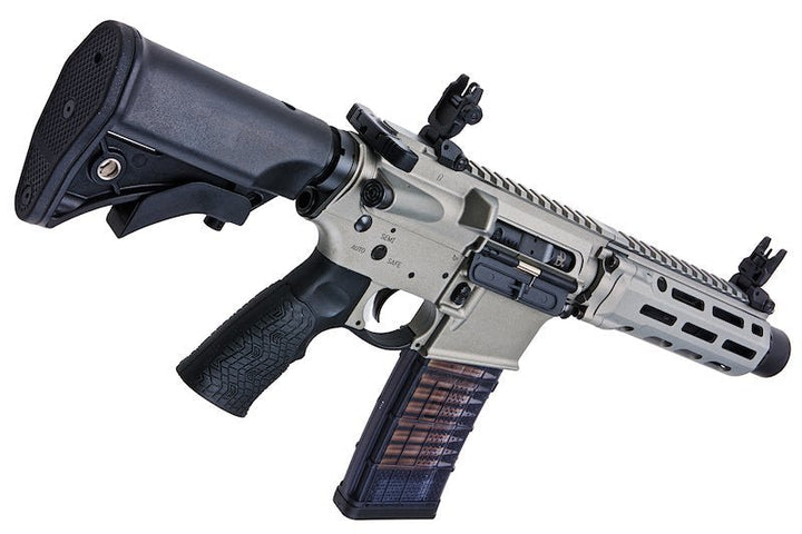 EMG Daniel Defense DDM4 PDW GBB Rifle (CYMA CGS System) - Silver - Bang Bang Airsoft