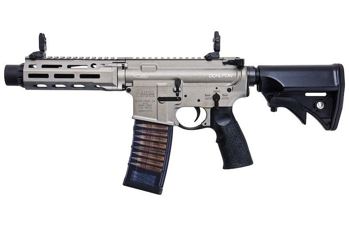 EMG Daniel Defense DDM4 PDW GBB Rifle (CYMA CGS System) - Silver - Bang Bang Airsoft