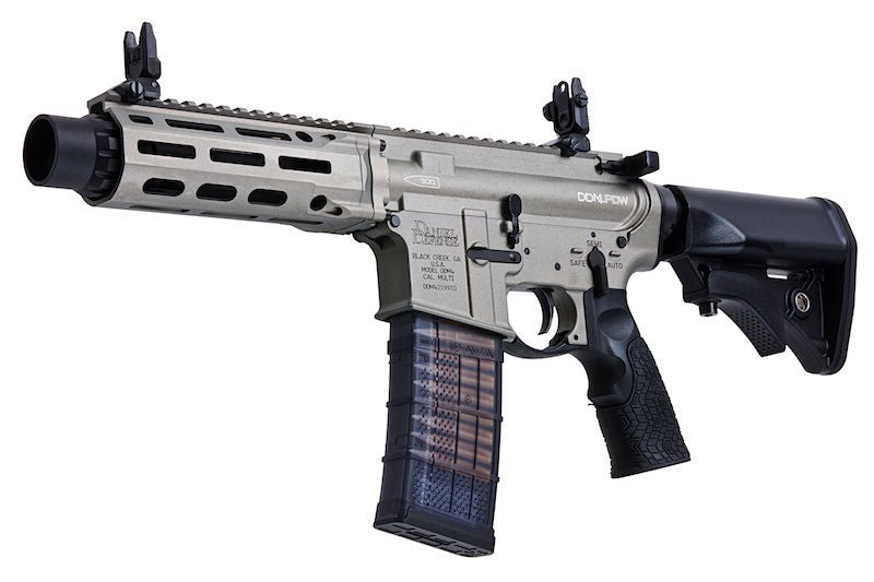EMG Daniel Defense DDM4 PDW GBB Rifle (CYMA CGS System) - Silver - Bang Bang Airsoft