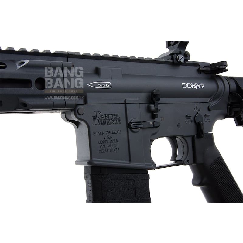 EMG Daniel Defense Licensed DDM4 V7 MWS GBBR Airsoft - Gray - Bang Bang Airsoft